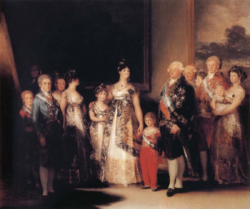 Francisco Jose de Goya The Family of Charles IV China oil painting art